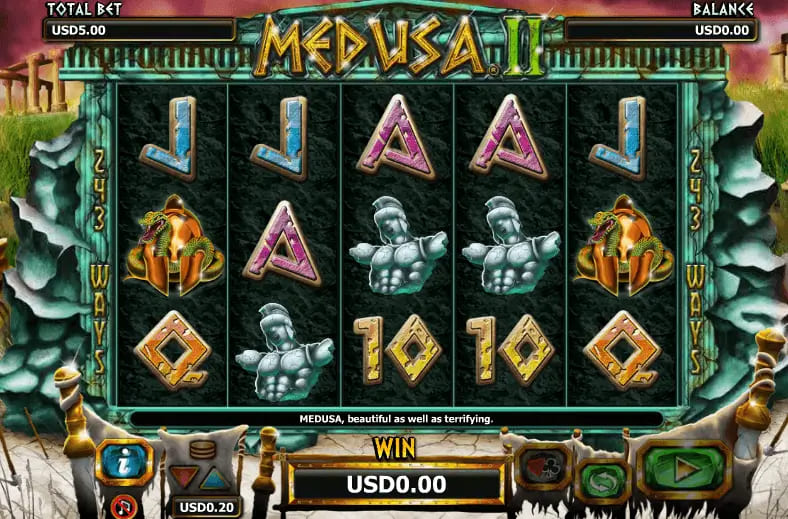【小鱼扑克】美杜莎II：大发娱乐独家上线的神话冒险老虎机巨作