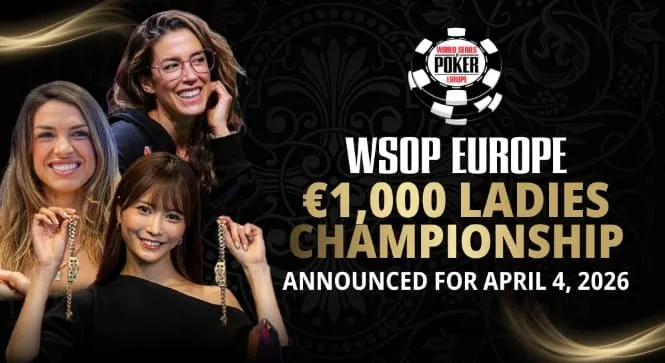 【小鱼Poker】WSOP欧洲站女士赛亮相布拉格！冠军将颁发全新设计金手链