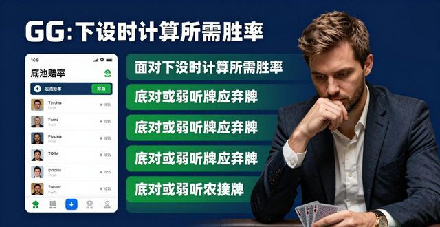 【小鱼扑克】大发扑克实战攻略：位置优势与底池控制，新手稳定盈利指南