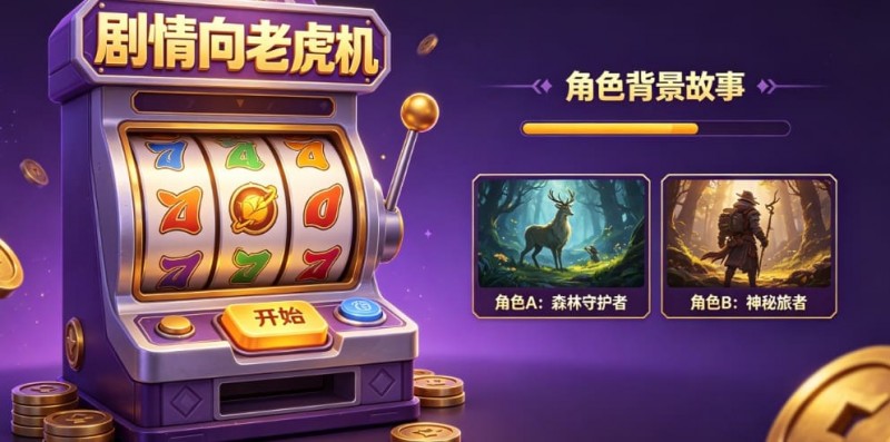 【小鱼扑克】PG尝试“剧情向”老虎机，玩家通过中奖解锁角色背景故事。