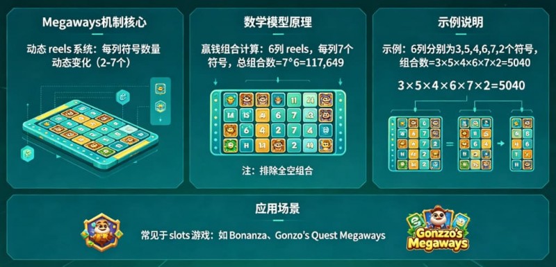 【小鱼扑克】Megaways机制解析:117,649种赢钱方式背后的数学模型。