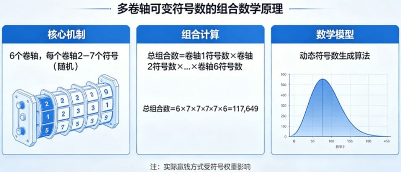 【小鱼扑克】Megaways机制解析:117,649种赢钱方式背后的数学模型。