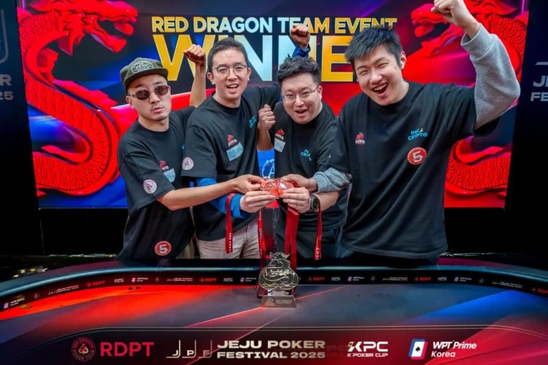 【小鱼Poker】红龙团队赛回归济州岛：7月8日-9日，上限36支战队，与好友并肩而战