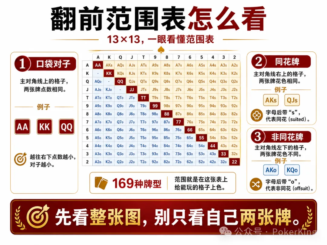 【小鱼Poker】别只盯着自己两张牌:新手德州扑克中最容易被忽略的“范围思维”