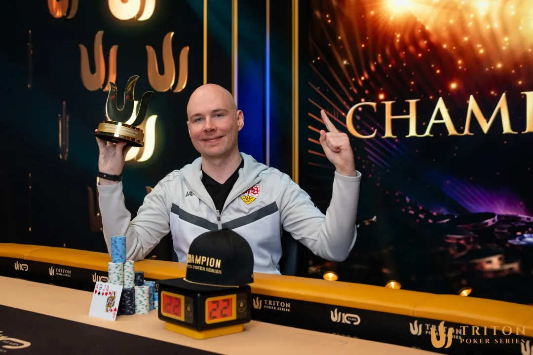 【小鱼Poker】Triton黑山站：Tobias Schwecht夺混合赛冠军，Cash游戏Chan Wai Leong成最大赢家