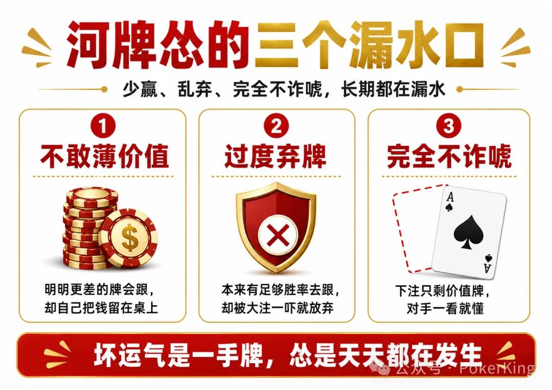 【小鱼Poker】河牌“怂了”:你明明看见了价值,却没敢下注