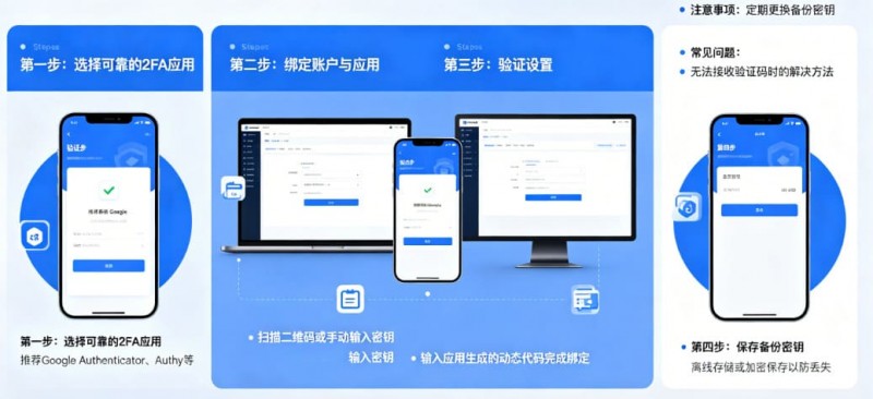 【小鱼扑克】如何设置高强度的账户二次验证(2FA)