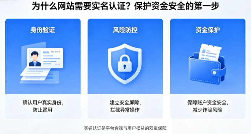 【小鱼扑克】为什么网站需要实名认证?保护资金安全的第一步