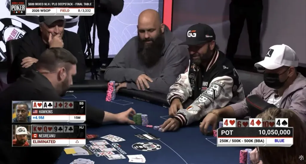 【小鱼Poker】2026 WSOP快评:600刀混搭赛变成“修罗场”,丹牛撞上霍金斯,葫芦收服同花
