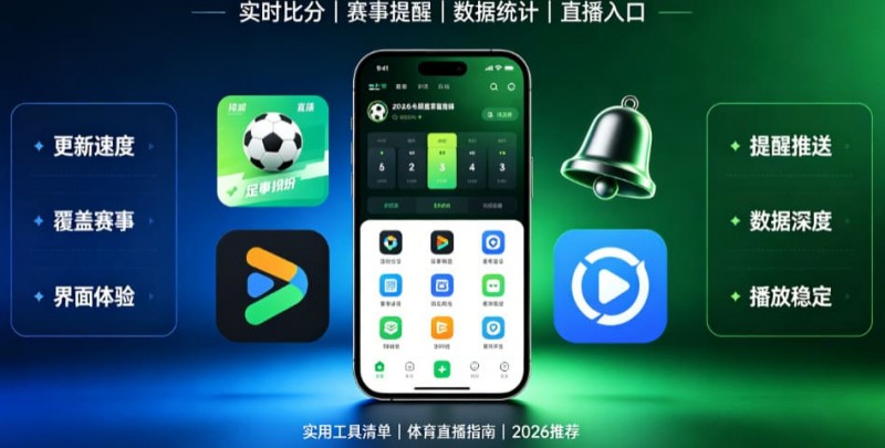 【小鱼扑克】盘点2026年最好用的5个足球比分直播APP