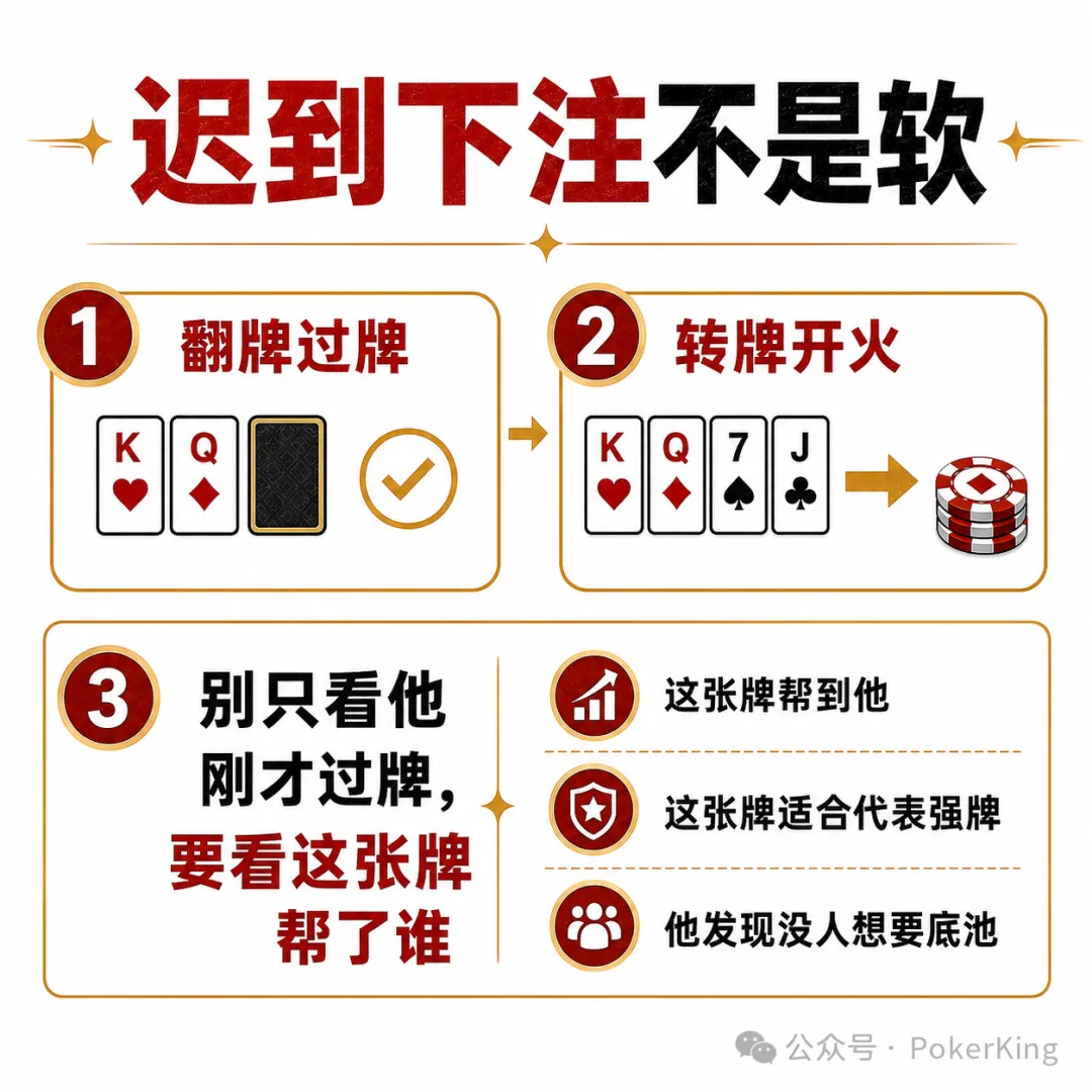 【小鱼Poker】对手过牌后突然开火?别急着判断,先看这三样