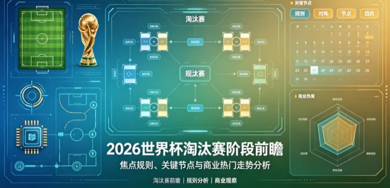 【小鱼扑克】2026世界杯淘汰赛阶段前瞻:焦点规则、关键节点与商业热门走势分析
