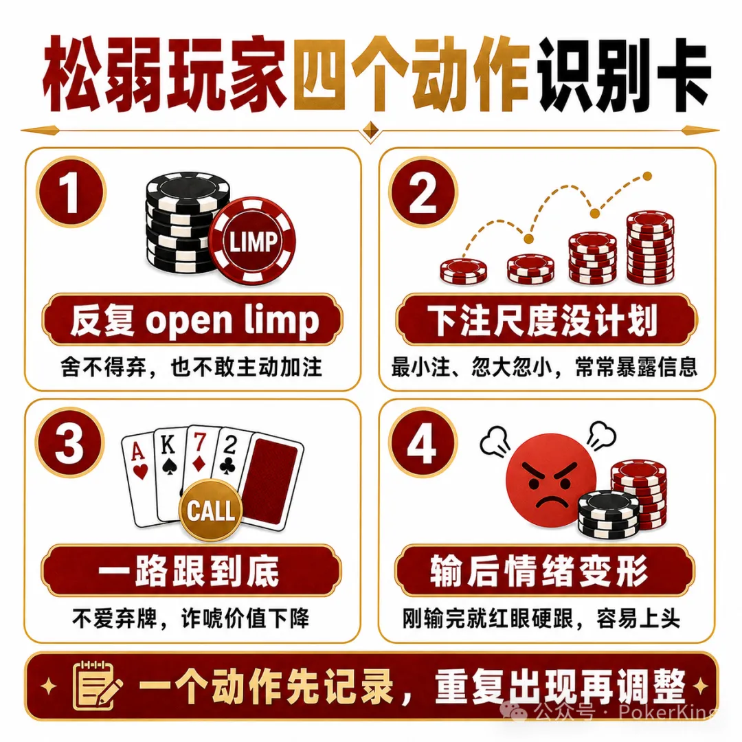 【小鱼Poker】坐上牌桌,先别急着看牌:四个信号帮你识别桌上的“目标玩家”