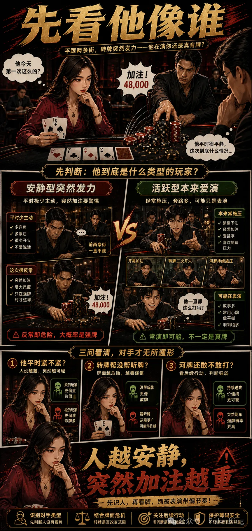 【小鱼Poker】转牌被加注,到底该不该抓?先看三个破绽再决定