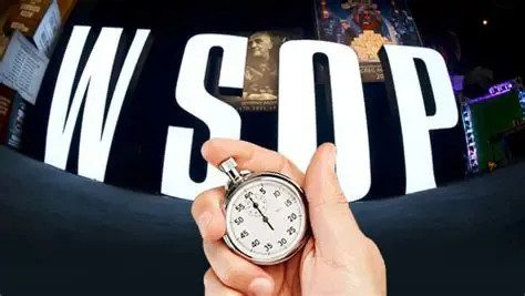 【小鱼Poker】17分钟长考的代价:全体上钟!WSOP中途改规则玩家当场炸锅