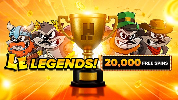 【小鱼扑克】大发娱乐LE传奇锦标赛开启|Hacksaw Gaming资格赛,20,000次免费旋转奖励等你挑战