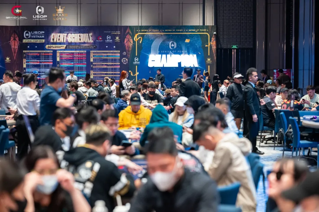 【小鱼Poker】2026USOP下龙湾|精英集结!公开赛784人次参赛97人晋级,今日决战争王!国人选手CEN YU摘得豪客六人赛亚军!更多精彩对决等你加入