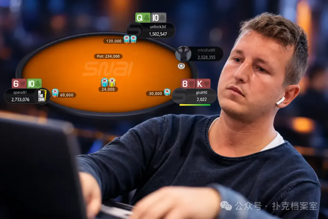 【小鱼Poker】只剩半个大盲,他连翻三把夺冠:Bendinelli又一次从坟墓里爬了出来