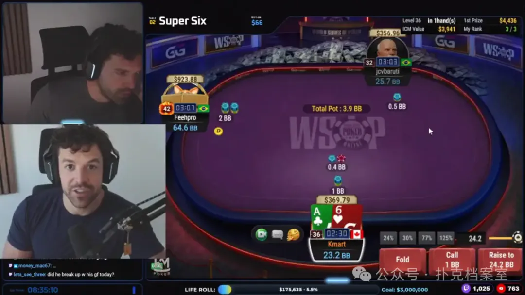 【小鱼Poker】Kevin Martin夺冠后改Solver范围:A6o全下,到底是打对了还是说服了自己?