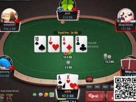 【小鱼Poker】牌局分析:乱拳打死老师傅