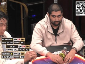 【小鱼Poker】趣闻 | Rampage在对阵Nik Airball时赢得 47.5万的巨大彩池
