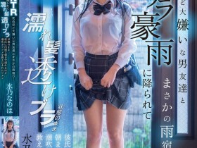 【小鱼Poker】水乃なのは(水乃菜乃华)作品DVMM-287发布!被大雨淋湿衣服透出内衣,美乳妹子被男性友人硬上了