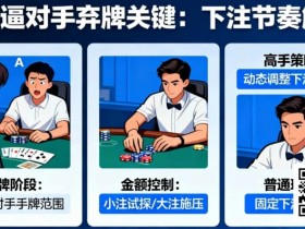 【小鱼Poker】为什么高手总能逼对手弃牌?关键在下注节奏