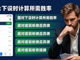 【小鱼扑克】大发扑克实战攻略:位置优势与底池控制,新手稳定盈利指南