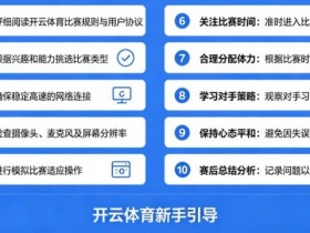 【小鱼扑克】给新手的10条忠告:在开云体育开始你的第一场比赛