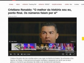 【小鱼扑克】C罗专访言论引热议:“我是史上最佳,数字说明一切”